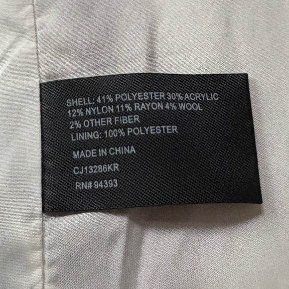 CoffeeShop New York Plaid Shirt Jacket Shacket Brown Neutral Button Front Large - Picture 6 of 8